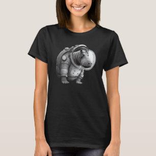 Hippo Astronaut 3 T Shirt
