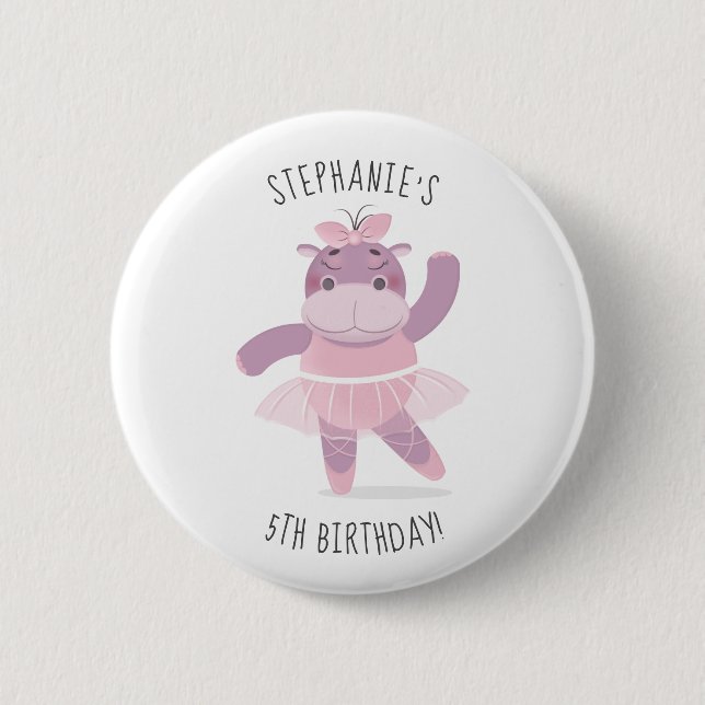 Hippo Ballerina Knapp (Framsida)