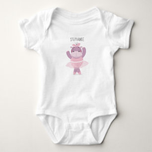 Hippo Ballerina Nursery T Shirt