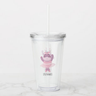 Hippo Ballerina Take Away Mugg