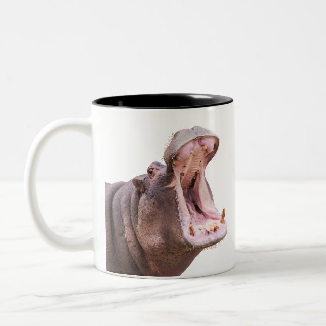 Hippo Big Mouth Två-Tonad Mugg (Vänster)
