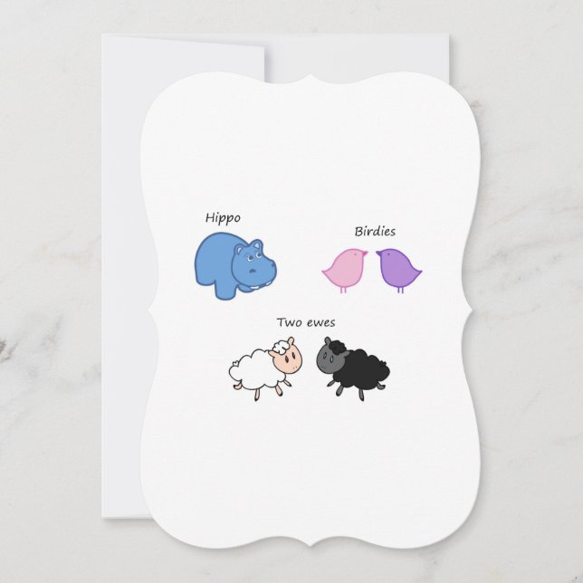 Hippo Birdies Two Ewes (Framsida)