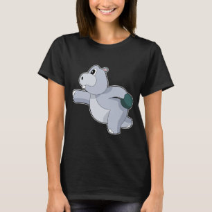 Hippo Bowling Bowling ball T Shirt