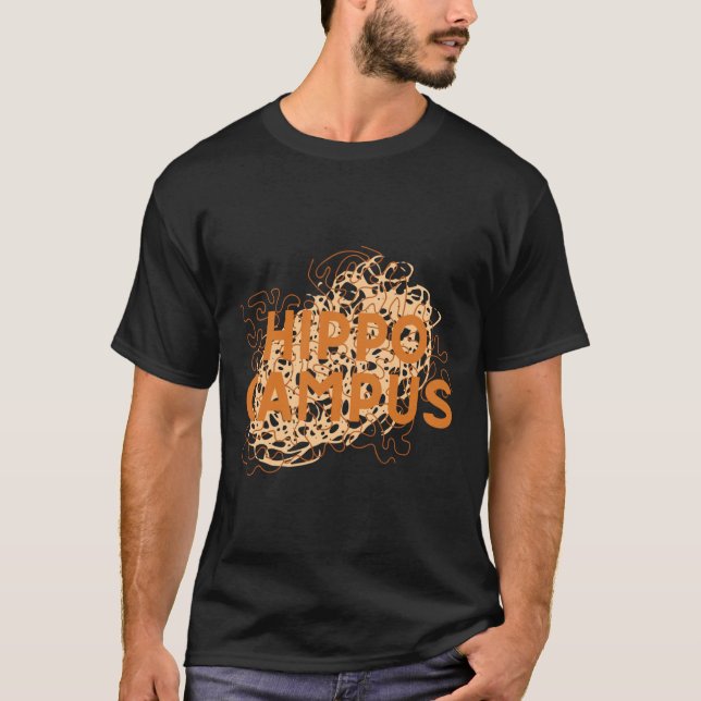 Hippo Campus Scribbles-etikett T Shirt (Framsida)