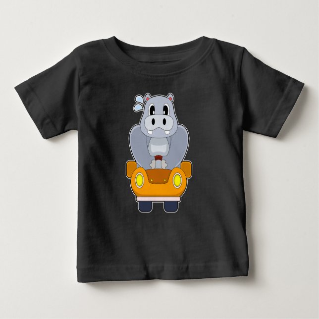 Hippo Car T Shirt (Framsida)