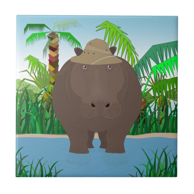 Hippo Ceramic Tile Kakelplatta (Framsidan)