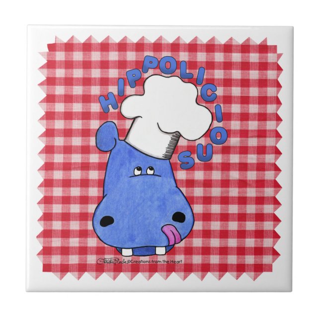 Hippo Chef Hippolicious Kakelplatta (Framsidan)