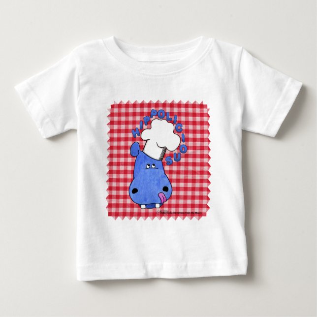 Hippo Chef Hippolicious Tee Shirt (Framsida)
