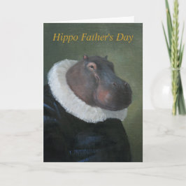 Hippo Fars dag-hälsningskort Kort