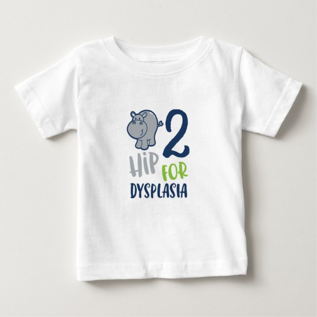 Hippo för Hip Dysplasia Tee (Framsida)
