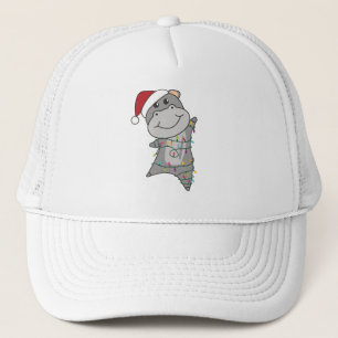 Hippo God jul Winter Animals Hippos Keps