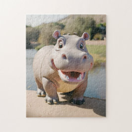 Hippo | Hippopotamus Pussel