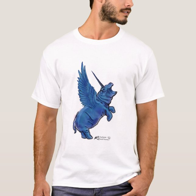 Hippo Hippos Hippopotamus House Blessing Taweret H T Shirt (Framsida)