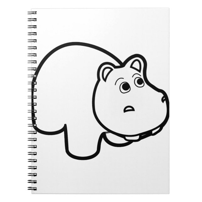 Hippo i Black Anteckningsbok (Framsidan)