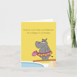 Hippo i ett flyttalskort kort