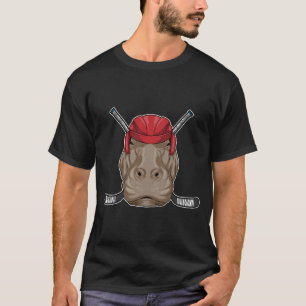 Hippo Ice hockey Ice hockey-klubba T Shirt