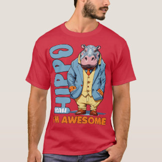 hippo ja im fantastisk Moo Deng T Shirt