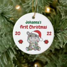 Hippo jul Babys första jul