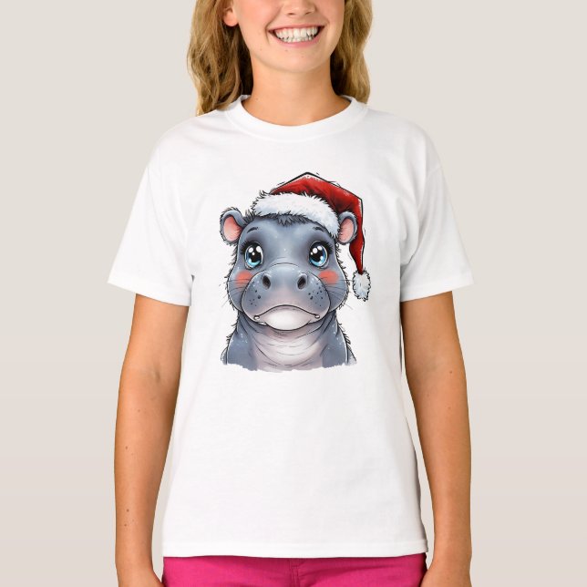 Hippo jul T-shirt (Framsida)