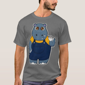 Hippo med Kopp i kaffe 1 T Shirt