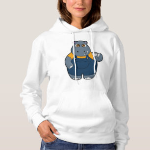 Hippo med Kopp i kaffe T Shirt