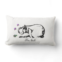 Hippo moderskap kudde