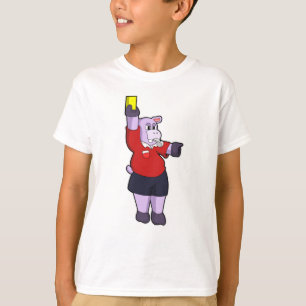 Hippo på scenen som referens t shirt