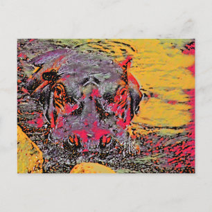 Hippo-postkort Vykort