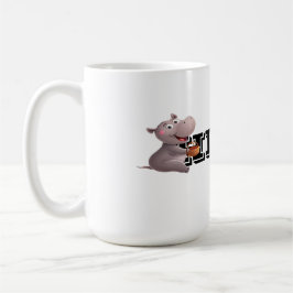 Hippo Roligt Scene Kaffemugg