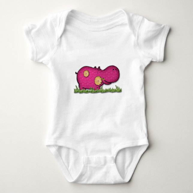 hippo-roligt tee shirt (Framsida)
