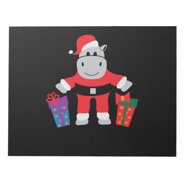hippo Santa Anteckningsblock (Framsida)