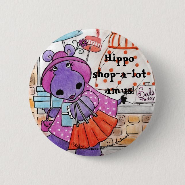 Hippo Shopping-Hippo-butik-a-lot-amus! Knapp (Framsida)