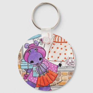 Hippo Shopping-Hippo-butik-a-lot-amus! Nyckelring