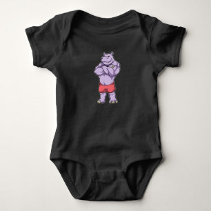 Hippo som BodyBuilder extrem T Shirt