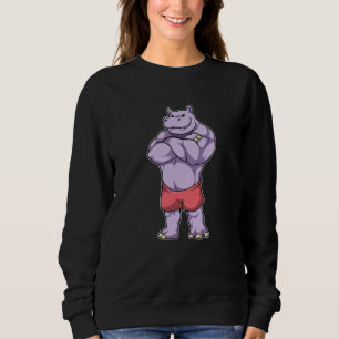 Hippo som BodyBuilder extrem T Shirt