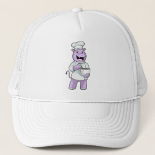 Hippo som Chef med Bowl Keps