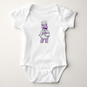 Hippo som Chef med Bowl T Shirt