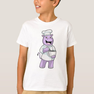 Hippo som Chef med Bowl T Shirt