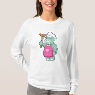 Hippo som Cook med Sause T Shirt