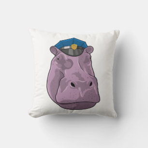 Hippo som polis kudde