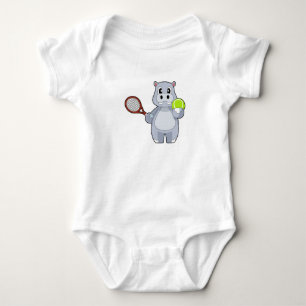 Hippo Tennis Tennis boll T Shirt
