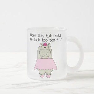 Hippo Tu Tu Tjock Frostad Glasmugg