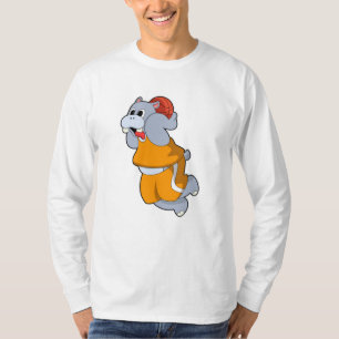 Hippo vid Basketball Sports T Shirt