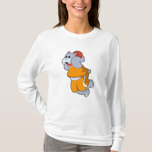 Hippo vid Basketball Sports T Shirt