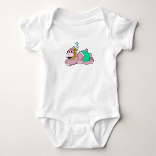 Hippo vid Dyving med Snorkel T Shirt