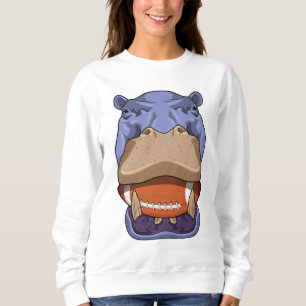 Hippo vid fotbollssport t shirt