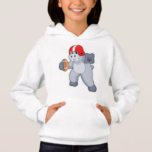 Hippo vid fotbollssport t shirt