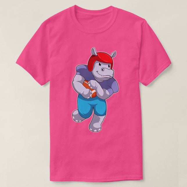 Hippo vid sport 1 t shirt (Design framsida)