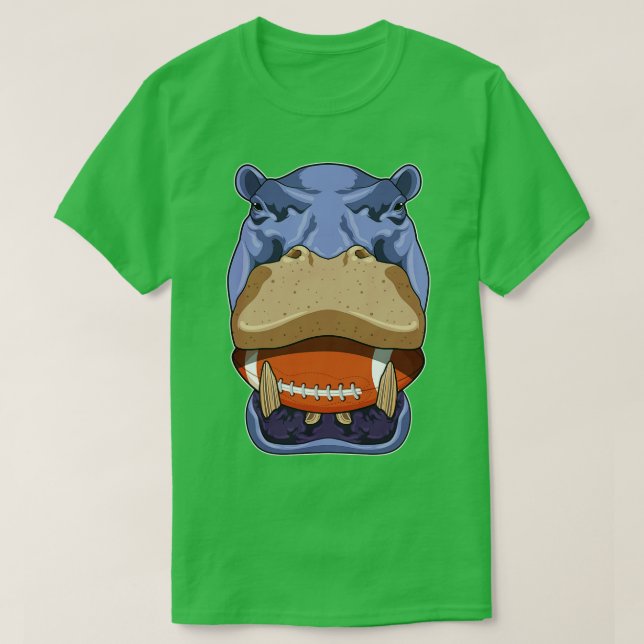 Hippo vid sport 2 t shirt (Design framsida)