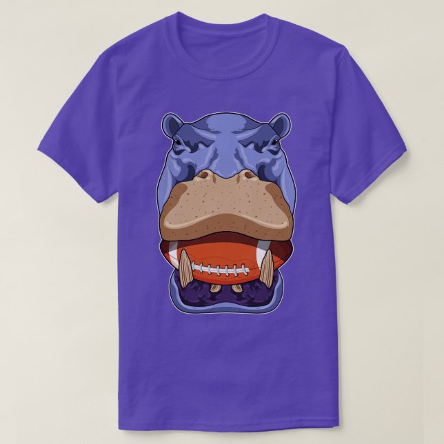 Hippo vid sport 2 t shirt (Design framsida)